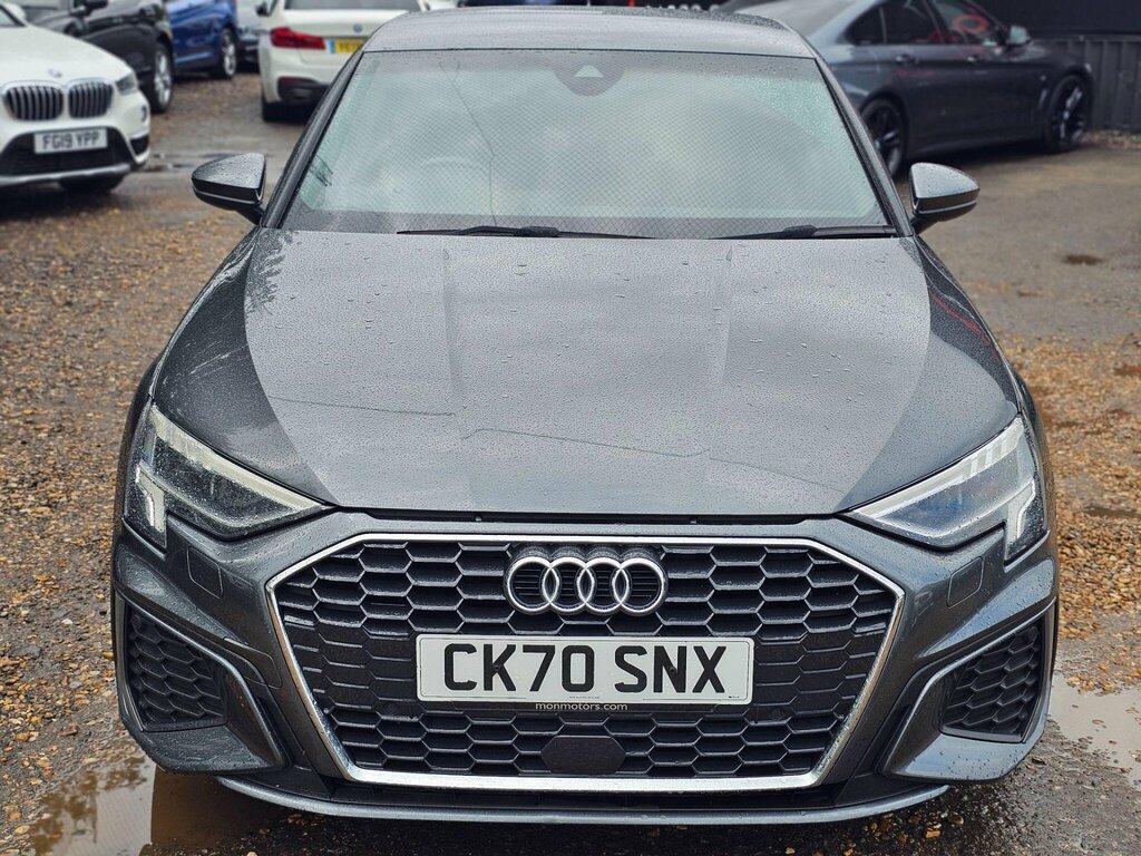 Audi A3 1.5 Tfsi 35 S Line Sportback S Tronic Euro 6 Ss CK70SNX Grey #4