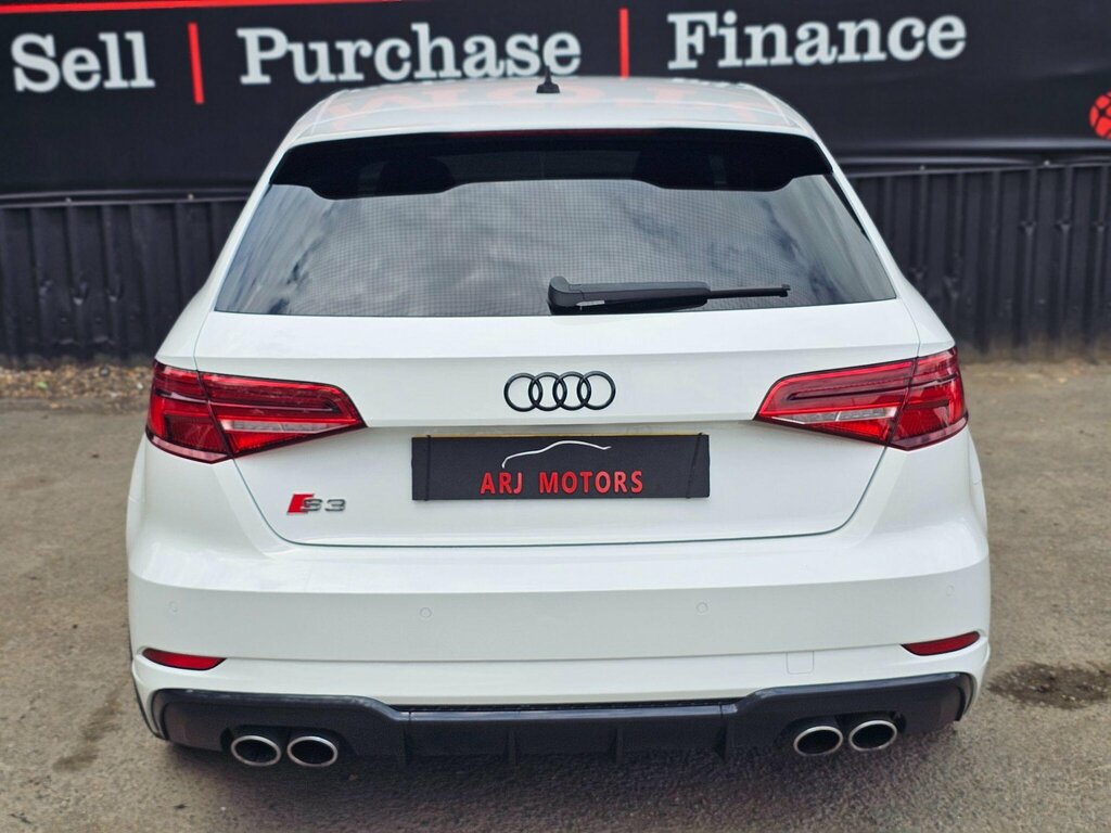 Audi S3 2.0 Tfsi Black Edition Sportback S Tronic Quattro White #5