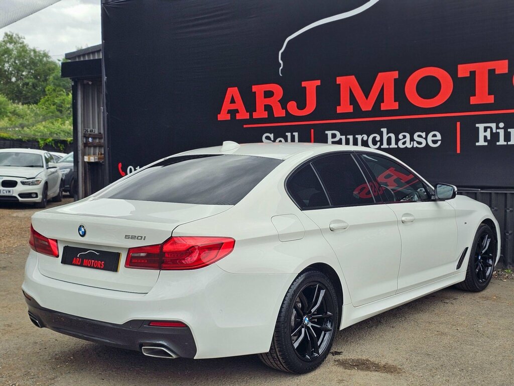 BMW 5 Series 2.0 520I Gpf M Sport Euro 6 Ss White #5