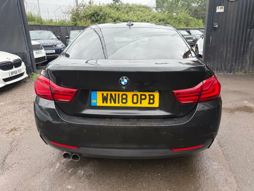 BMW 4 Series Gran Coupe 2.0 420I M Sport Euro 6 Ss Black #5