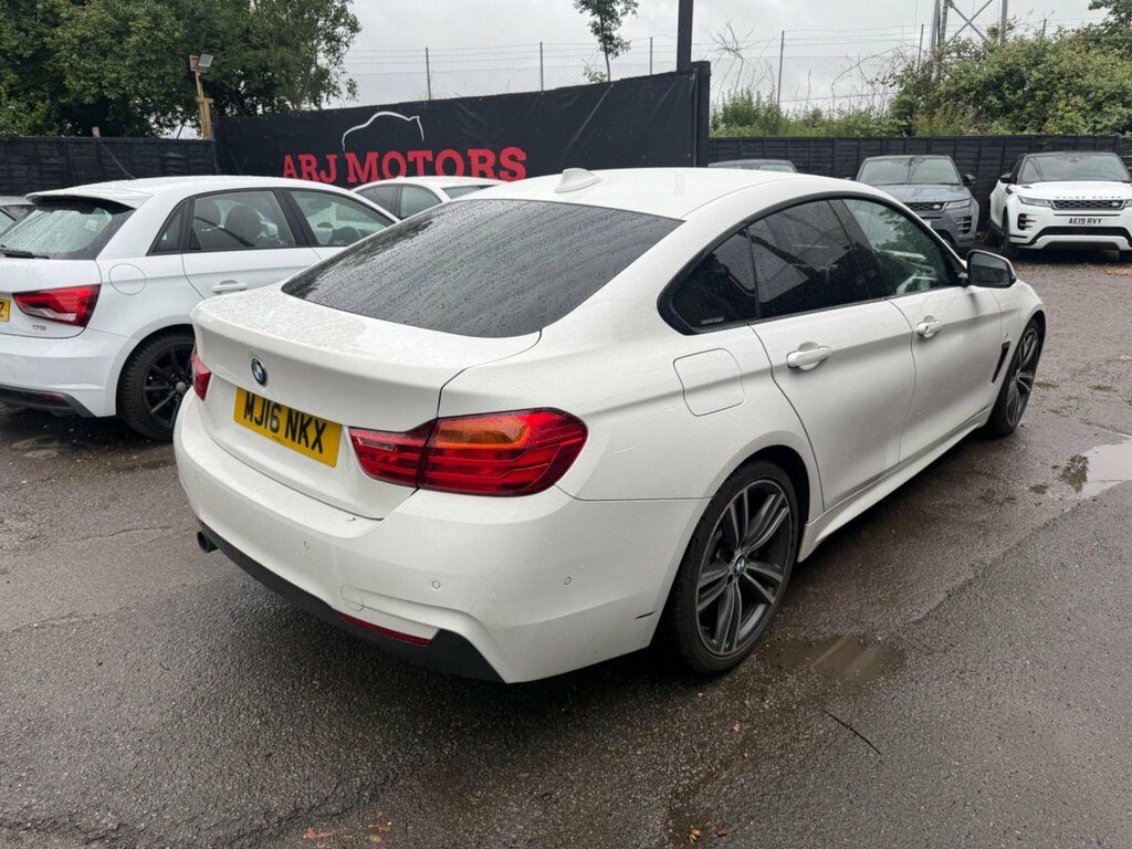 BMW 4 Series Gran Coupe 2.0 420I M Sport Euro 6 Ss White #5