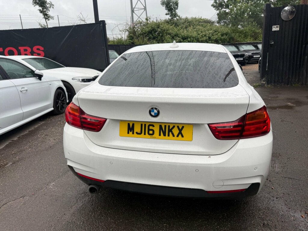 BMW 4 Series Gran Coupe 2.0 420I M Sport Euro 6 Ss White #6