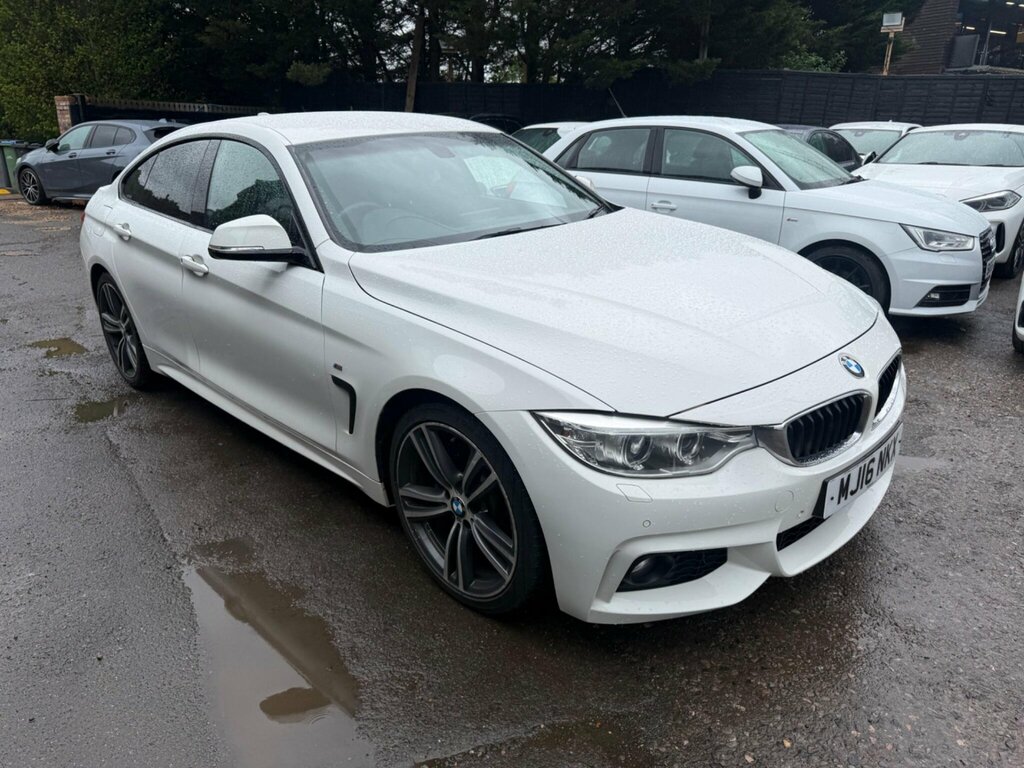 BMW 4 Series Gran Coupe 2.0 420I M Sport Euro 6 Ss White #3