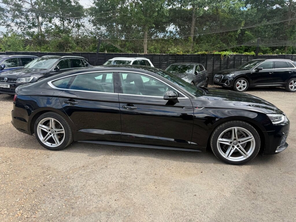 Audi A5 1.4 Tfsi S Line Sportback S Tronic Euro 6 Ss RJ18YCX Black #2