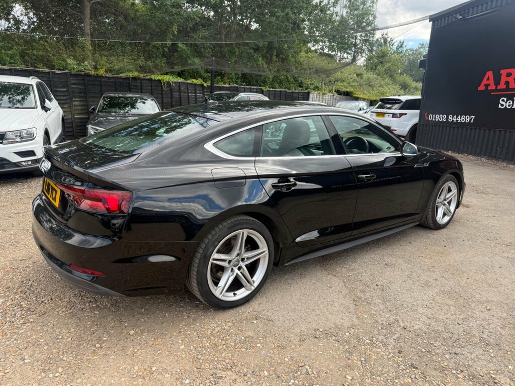 Audi A5 1.4 Tfsi S Line Sportback S Tronic Euro 6 Ss RJ18YCX Black #3