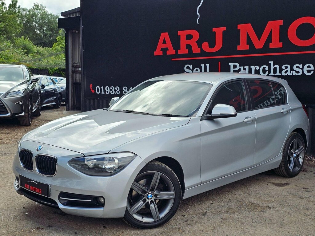 BMW 1 Series 1.6 116I Sport Euro 6 Ss Silver #4