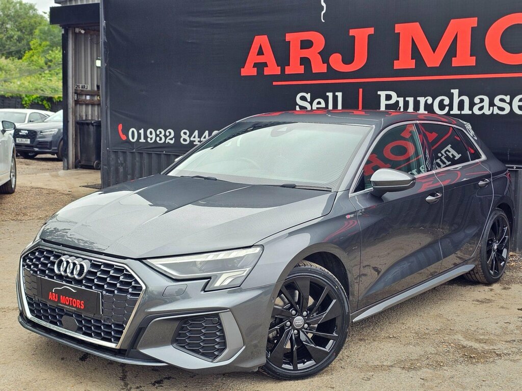 Audi A3 1.5 Tfsi 35 S Line Sportback S Tronic Euro 6 Ss Grey #5