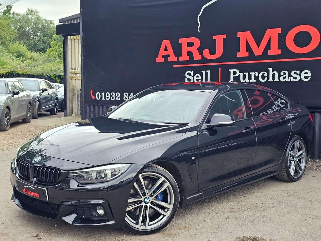 BMW 4 Series Gran Coupe 2.0 420I M Sport Euro 6 Ss Black #4