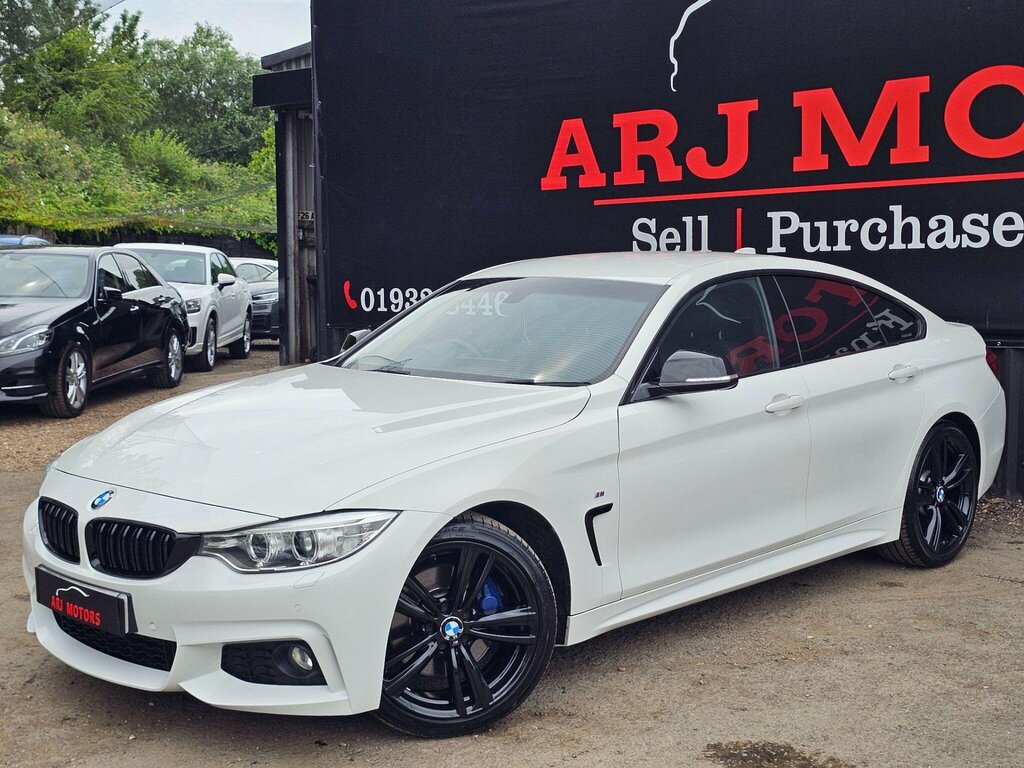BMW 4 Series Gran Coupe 2.0 420I M Sport Euro 6 Ss White #4