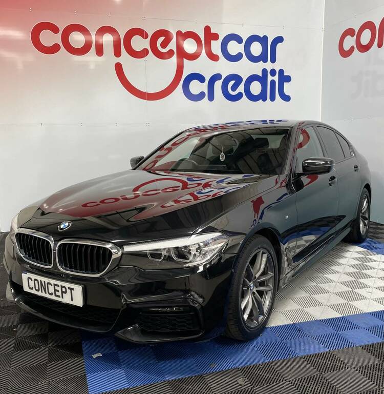 BMW 5 Series Saloon 520D M Sport Black