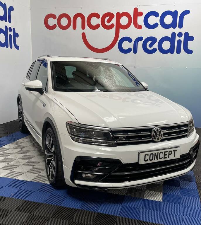Volkswagen Tiguan Estate 2.0 Tdi 150 R-line White #2