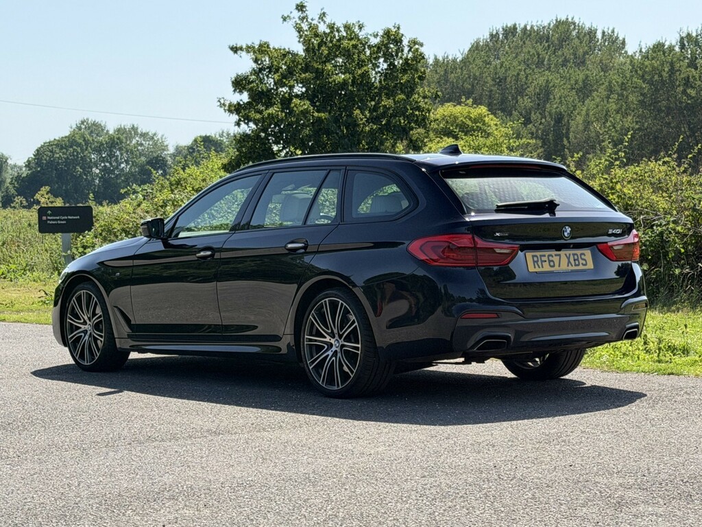 BMW 5 Series 3.0 540I Xdrive M Sport Touring Black #3