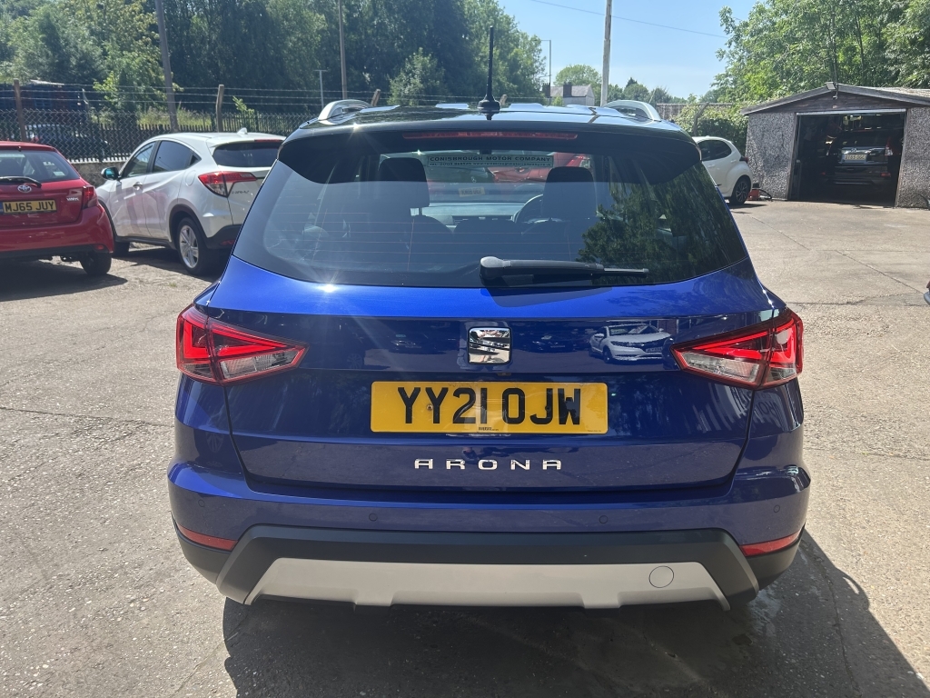 Seat Arona Hatchback 1.0 Ecotsi Xcellence Lux Dsg YY21OJW Blue #6