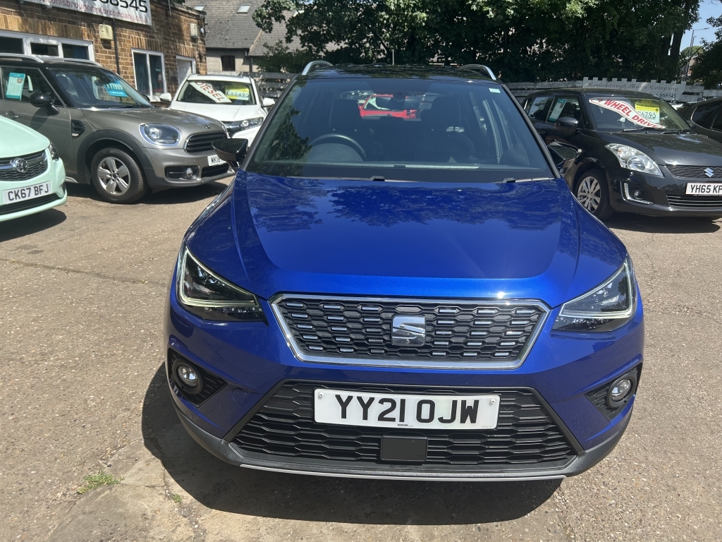 Seat Arona Hatchback 1.0 Ecotsi Xcellence Lux Dsg YY21OJW Blue #4