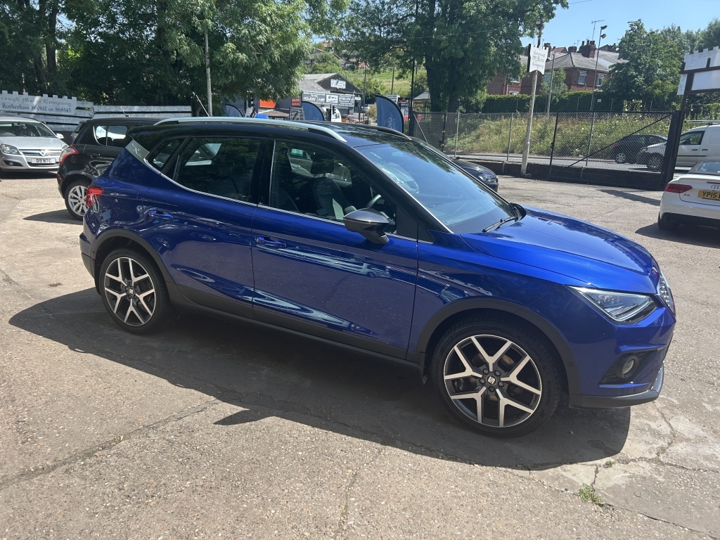 Seat Arona Hatchback 1.0 Ecotsi Xcellence Lux Dsg YY21OJW Blue #5