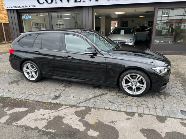 BMW 3 Series 2.0 320I M Sport Touring Xdrive Eu YD68NHK Black #2