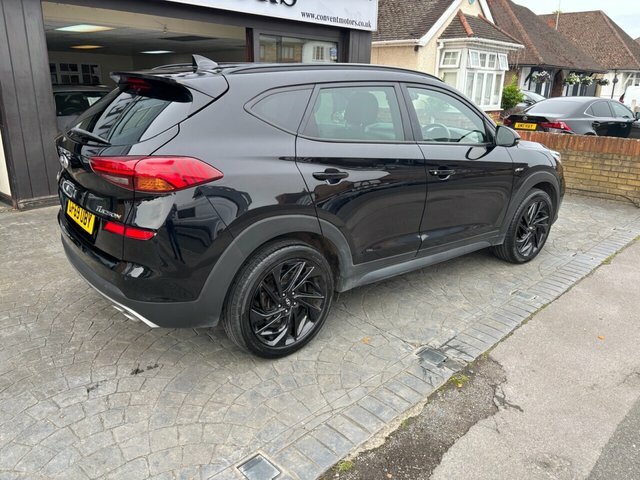 Hyundai Tucson 1.6 T-gdi N Line Suv Euro 6 S S GF69UBY Black #5