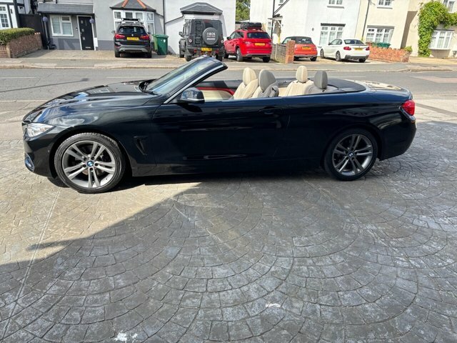 BMW 4 Series 2.0 428I Sport Convertible Euro 6 Black #6