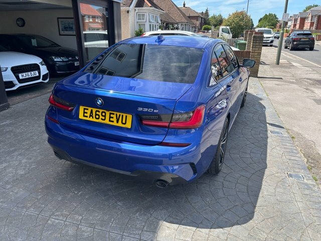 BMW 3 Series 2.0 330E 12Kwh M Sport Saloon Plug-in H Blue #4