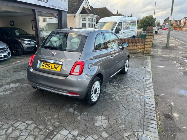 Fiat 500 1.2 Lounge Hatchback Euro 6 S S Grey