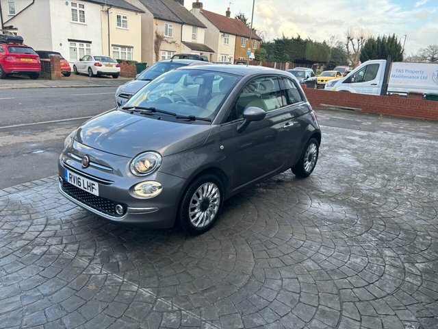 Fiat 500 1.2 Lounge Hatchback Euro 6 S S Grey #5