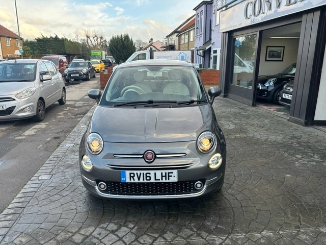 Fiat 500 1.2 Lounge Hatchback Euro 6 S S Grey #6