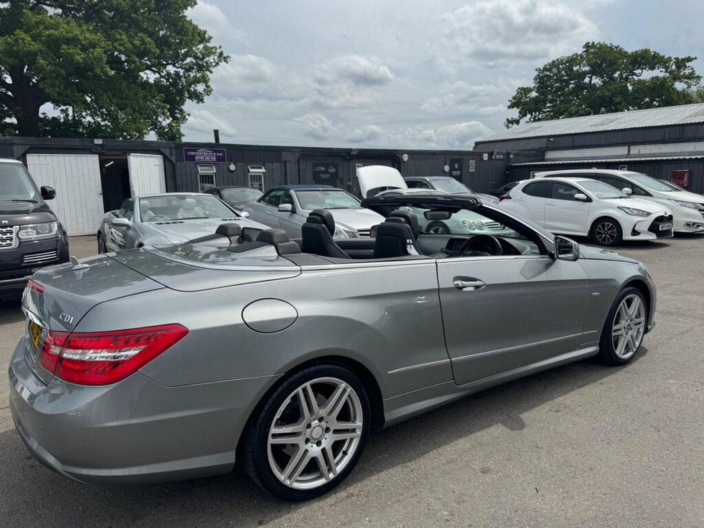 Mercedes-Benz E Class 2.1 E250 Cdi Blueefficiency Sport Cabriolet G-tron LS12ZPT Silver #3