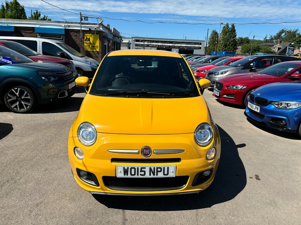 Fiat 500 S Yellow #2