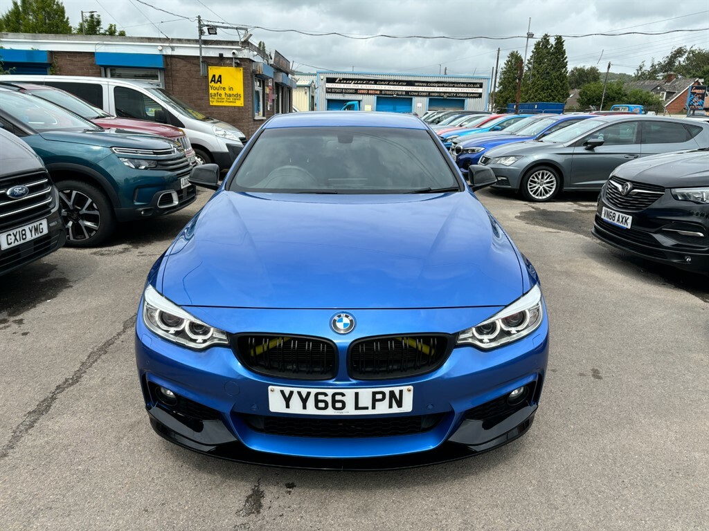 BMW 4 Series Gran Coupe Xdrive M Sport Gran Coupe YY66LPN Blue #2