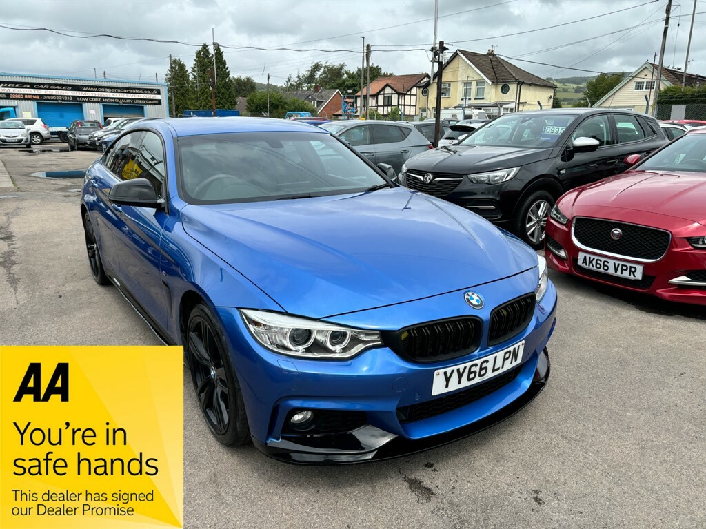 BMW 4 Series Gran Coupe Xdrive M Sport Gran Coupe Blue