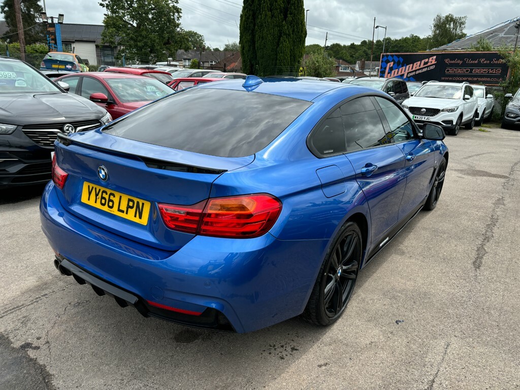 BMW 4 Series Gran Coupe Xdrive M Sport Gran Coupe YY66LPN Blue #6