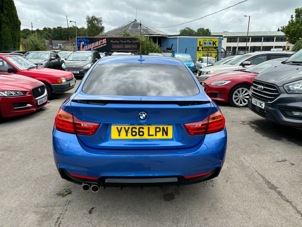 BMW 4 Series Gran Coupe Xdrive M Sport Gran Coupe YY66LPN Blue #5