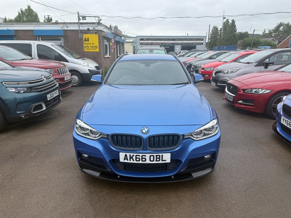 BMW 3 Series M Sport Touring AK66OBL Blue #2