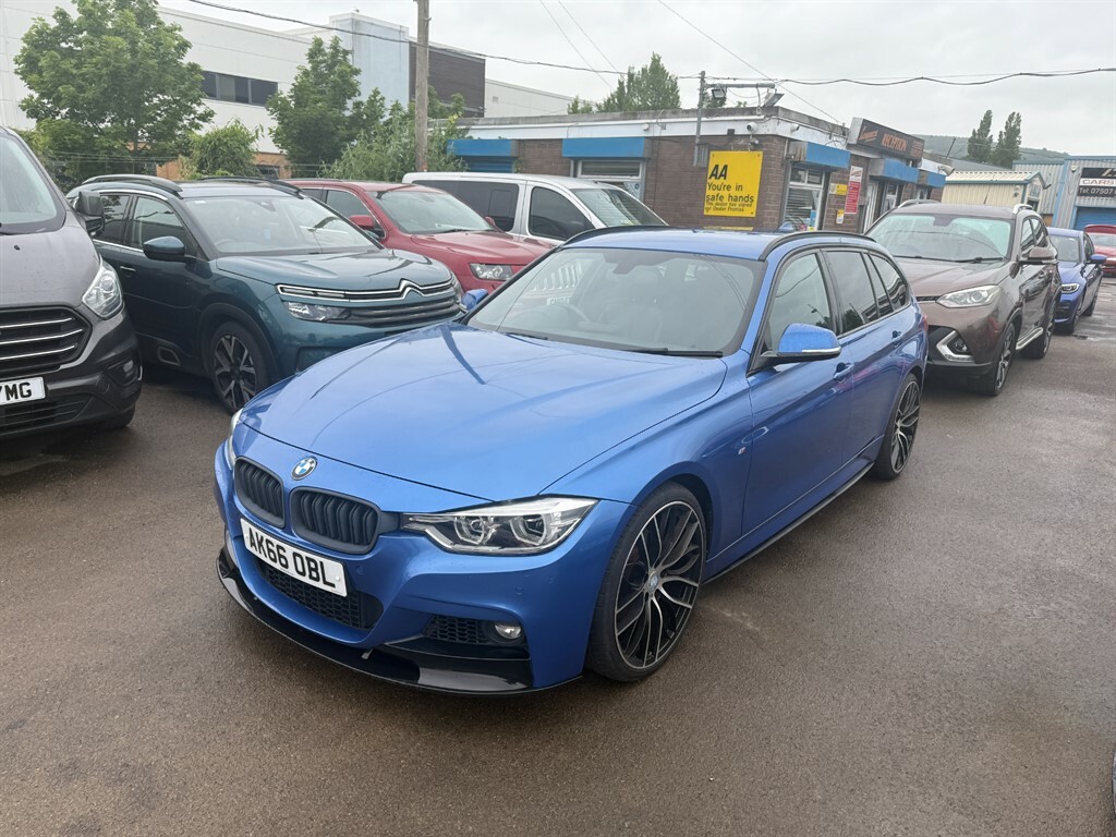 BMW 3 Series M Sport Touring AK66OBL Blue #3