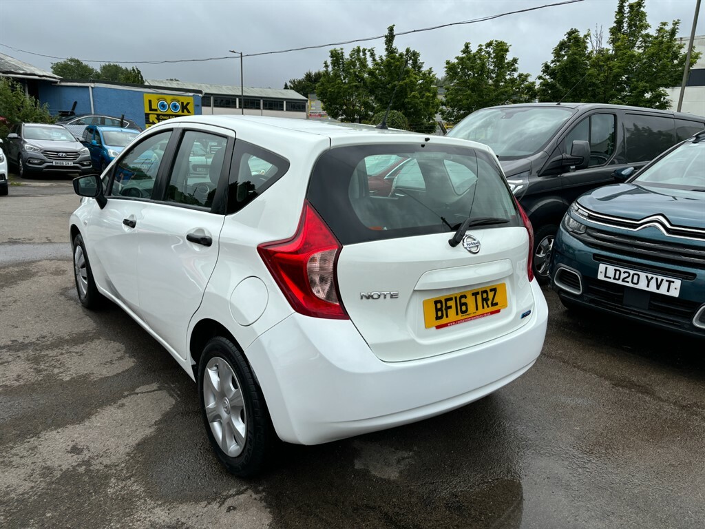 Nissan Note Visia Dci White #4