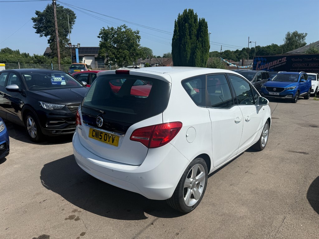 Vauxhall Meriva Tech Line White #6