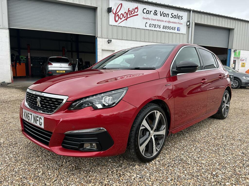 Peugeot 308 1.6 Bluehdi Gt Line Hatchback Eu KN67NFG Red #2