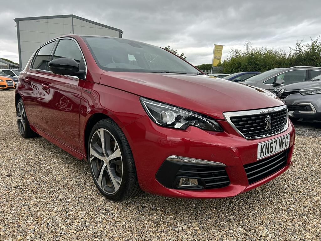 Peugeot 308 1.6 Bluehdi Gt Line Hatchback Eu KN67NFG Red #4