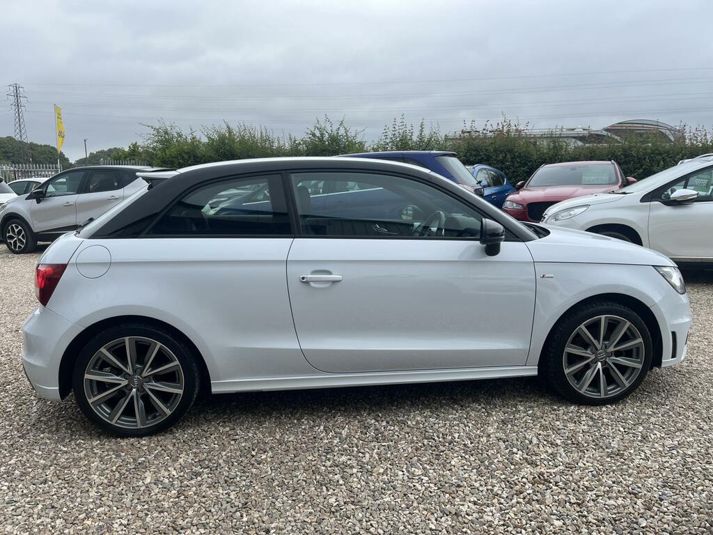Audi A1 1.4 Tfsi S Line Style Edition Hatchback WF14KZZ White #4