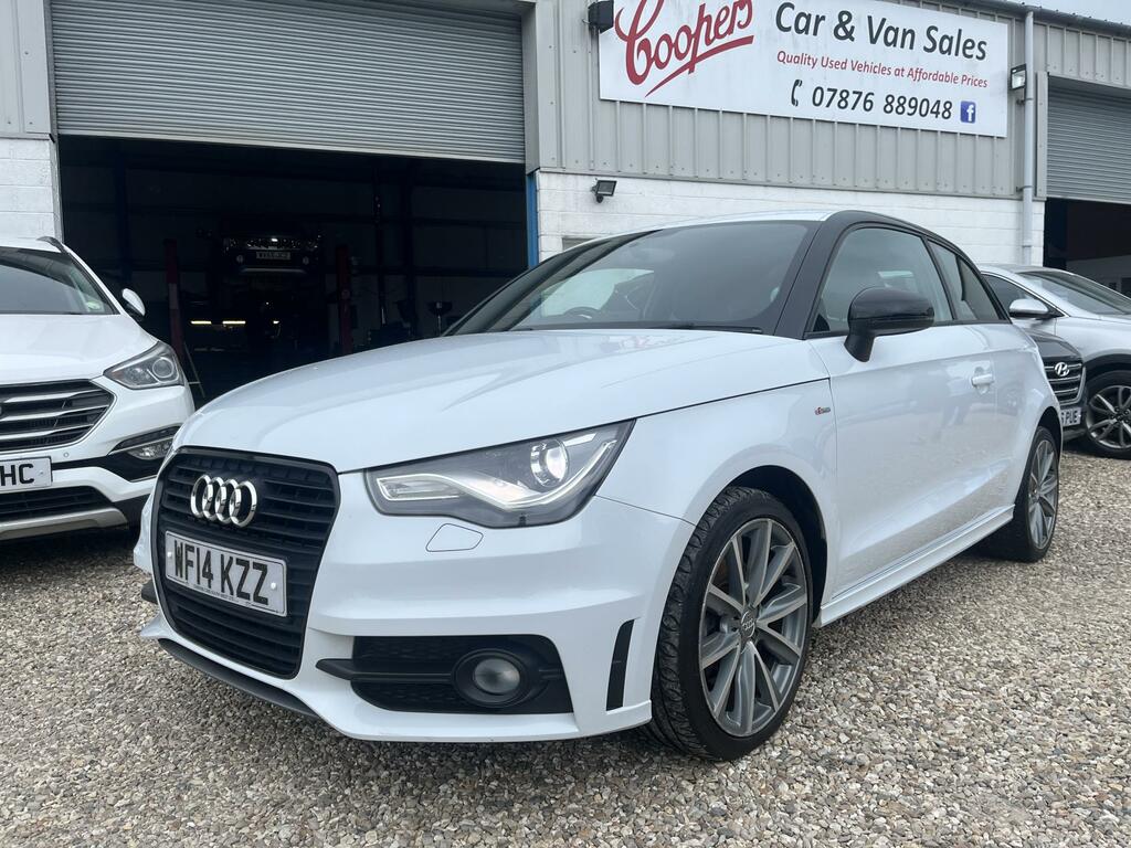 Audi A1 1.4 Tfsi S Line Style Edition Hatchback WF14KZZ White #2