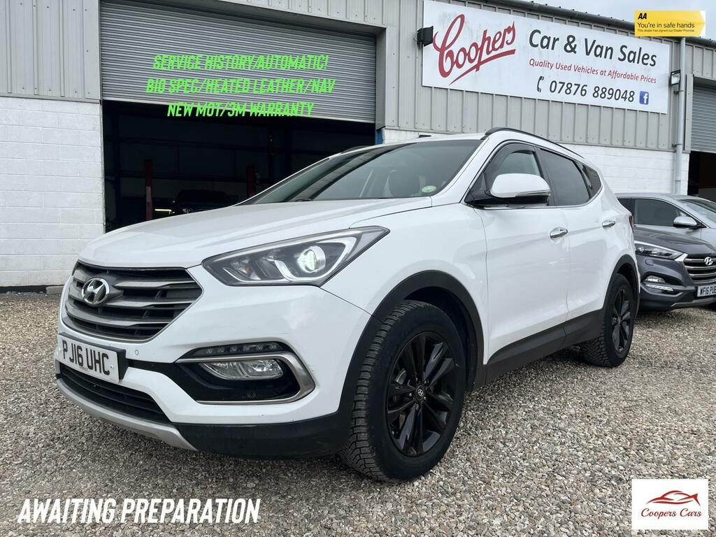 Hyundai Santa Fe 2.2 Crdi Blue Drive Premium Suv 4W White
