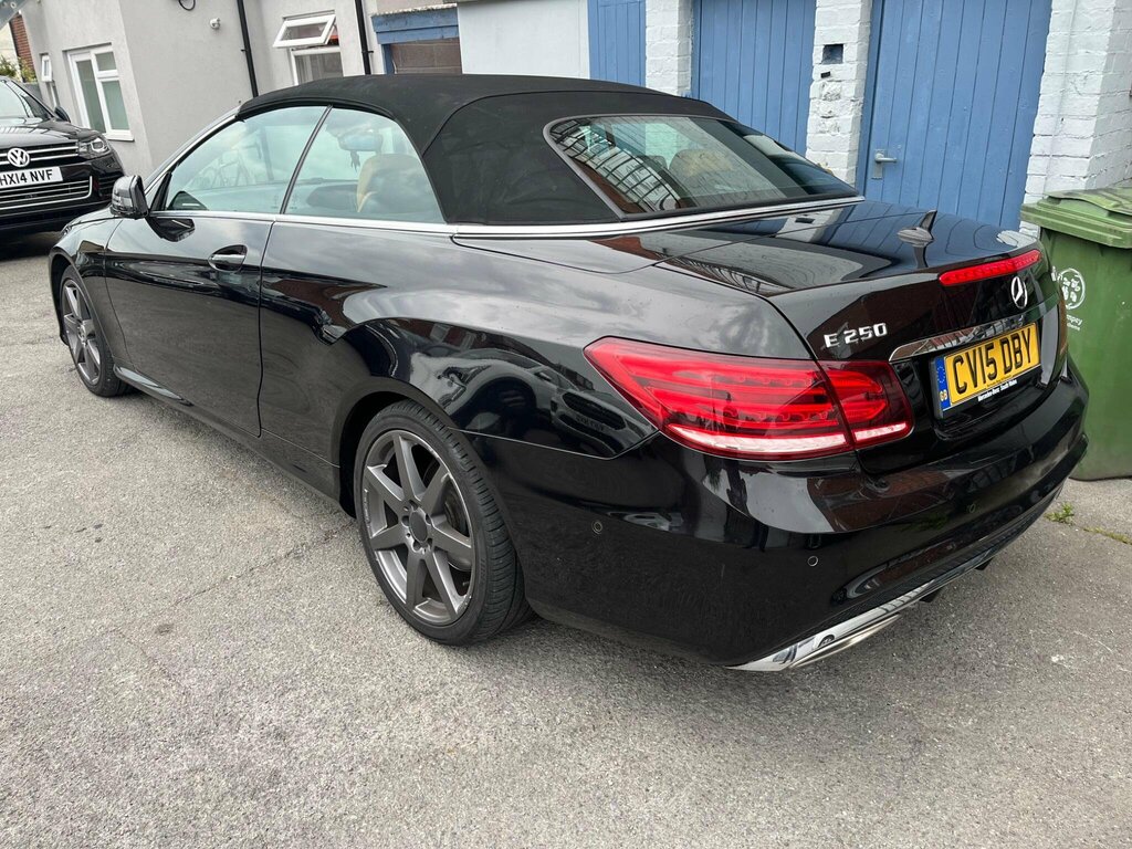Mercedes-Benz E Class 2.1 E250 Cdi Amg Line Cabriolet G-tronic Euro 5 Black #5