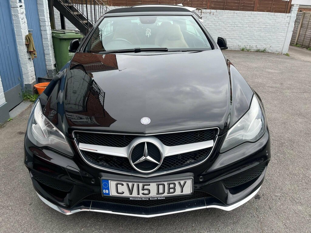 Mercedes-Benz E Class 2.1 E250 Cdi Amg Line Cabriolet G-tronic Euro 5 Black #2