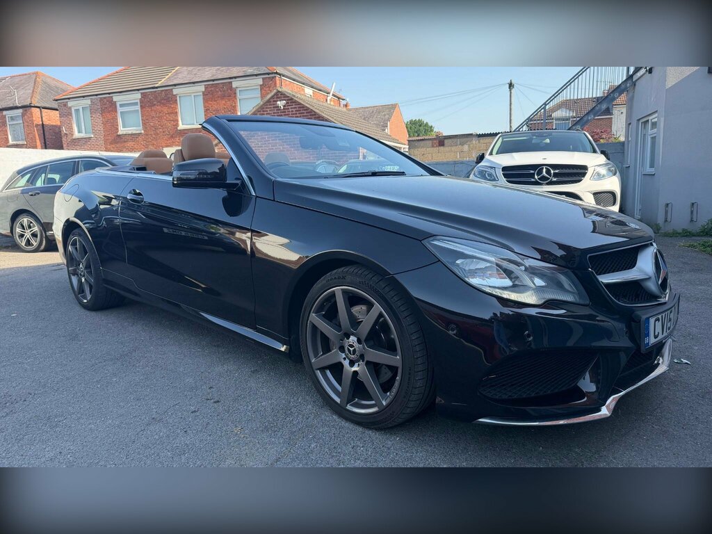 Mercedes-Benz E Class 2.1 E250 Cdi Amg Line Cabriolet G-tronic Euro 5 CV15DBY Black #5
