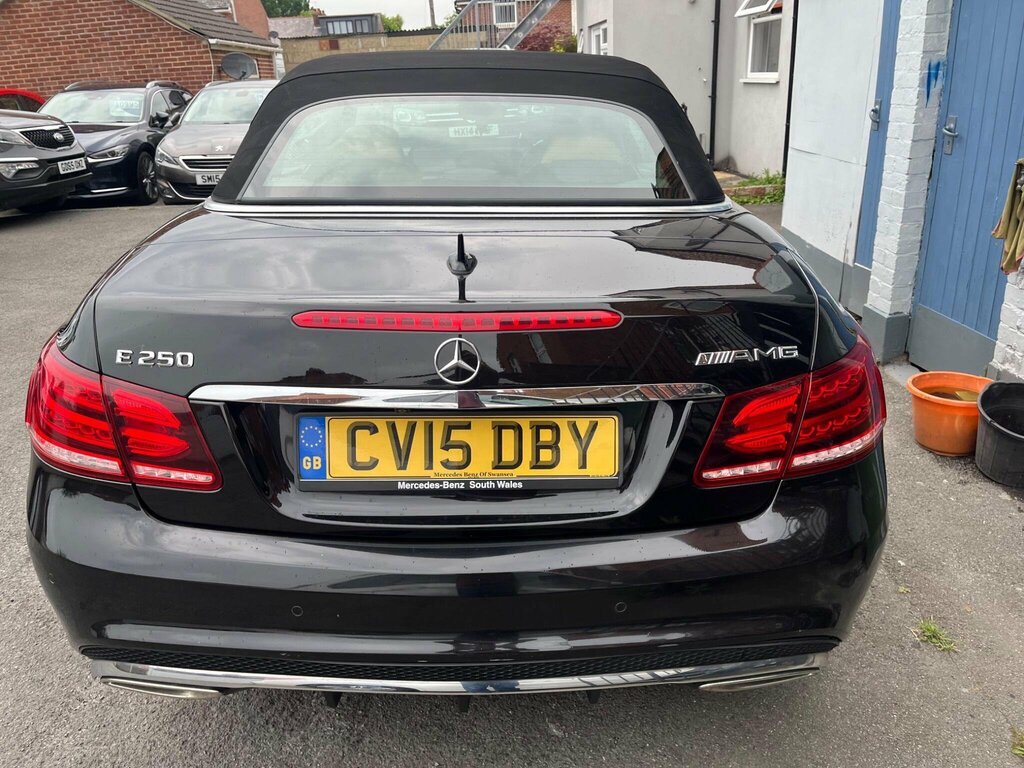 Mercedes-Benz E Class 2.1 E250 Cdi Amg Line Cabriolet G-tronic Euro 5 Black #6