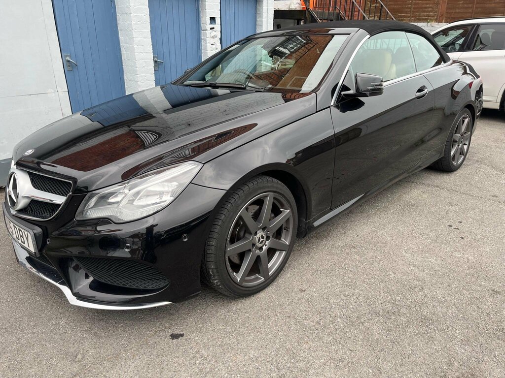 Mercedes-Benz E Class 2.1 E250 Cdi Amg Line Cabriolet G-tronic Euro 5 Black #3