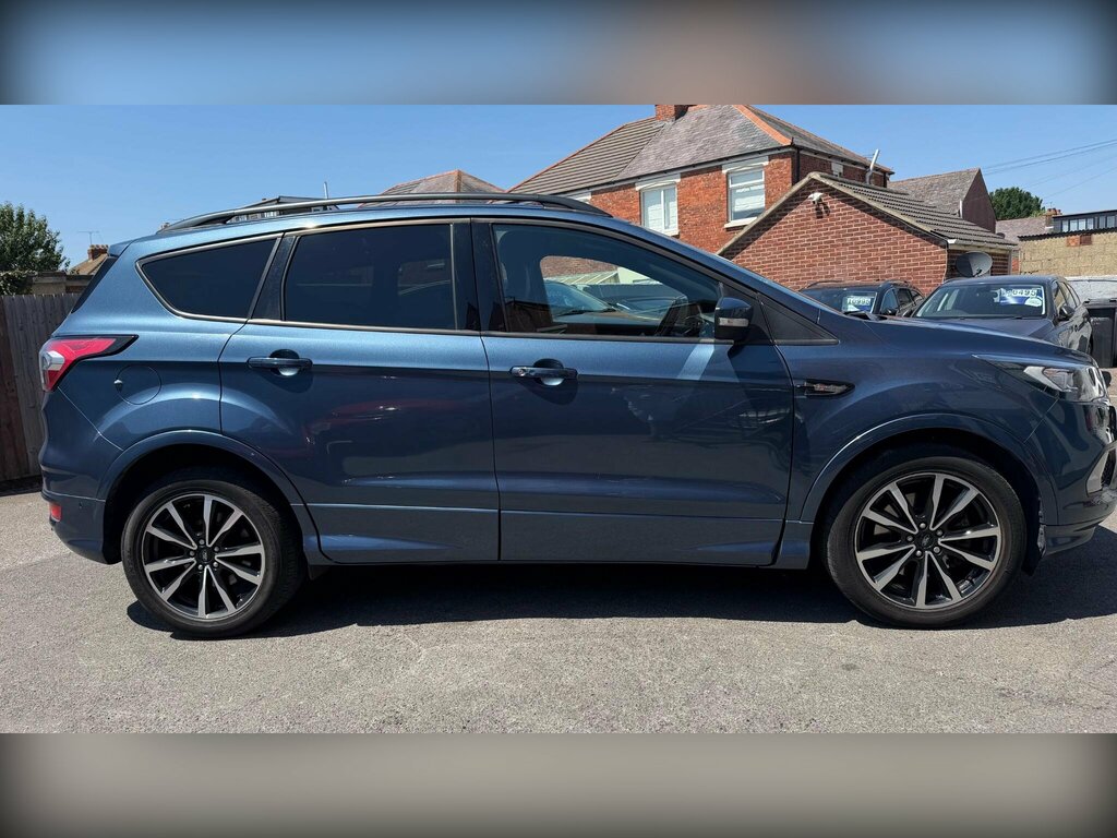 Ford Kuga 2.0 Tdci St-line Powershift Awd Euro 6 Ss YP69OYU Blue #4