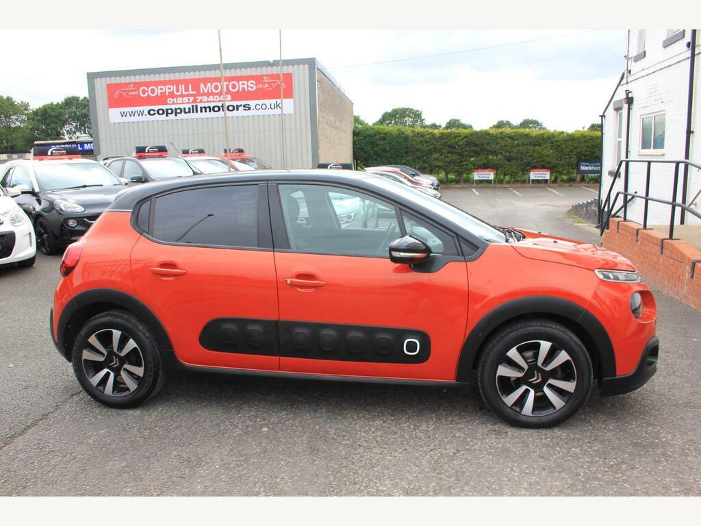 Citroen C3 1.2 Puretech Flair Euro 6 S S NJ19KXW Orange #2