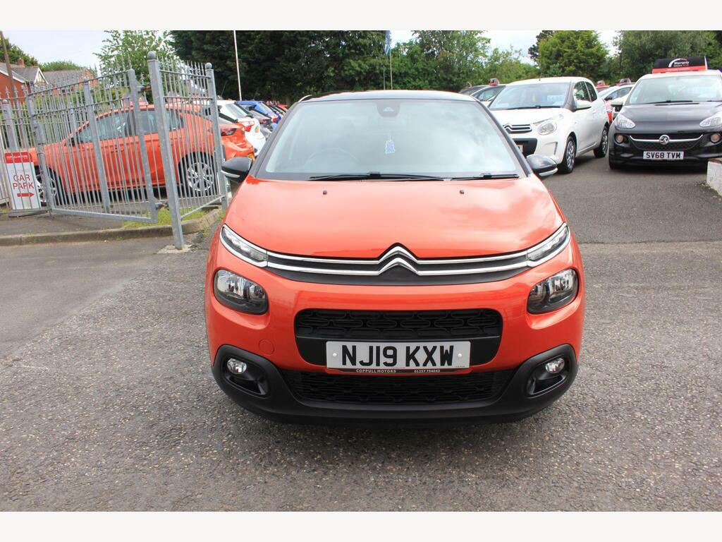 Citroen C3 1.2 Puretech Flair Euro 6 S S NJ19KXW Orange #4