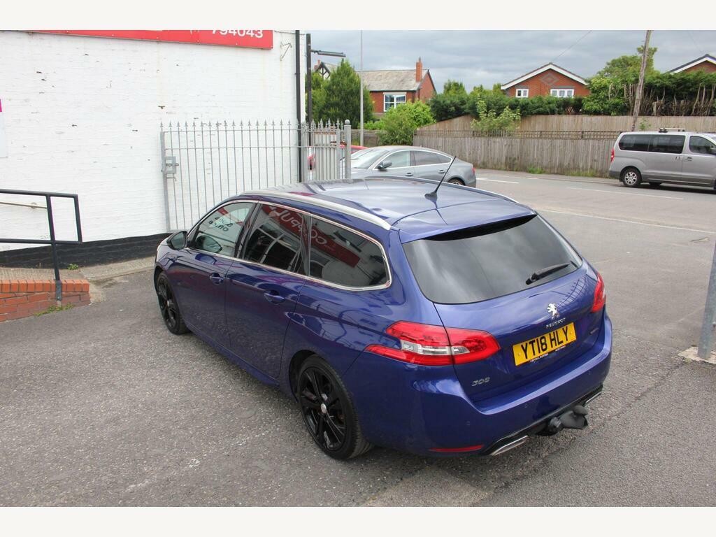 Peugeot 308 SW 1.6 Bluehdi Gt Line Euro 6 S S Blue #4